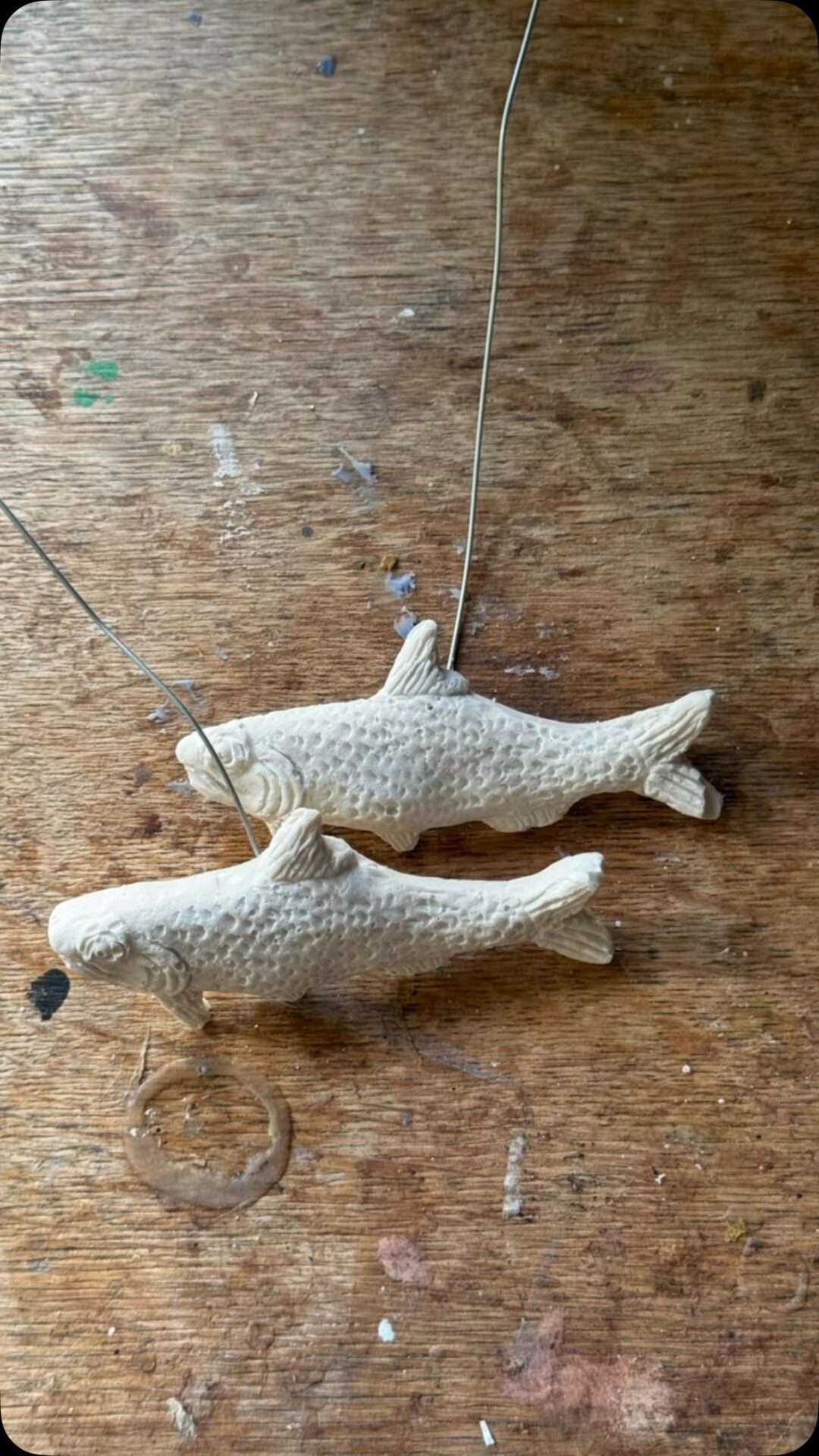 My shoal of fish is growing… These fish will be incorporated into the Bucca commission for @darkcornwall 
.
.
.
.
.
#flotsam_fables #flotsam_fables_art #darkcornwall #bucca